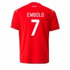 Herren Fußballbekleidung Schweiz Breel Embolo #7 Heimtrikot WM 2022 Kurzarm